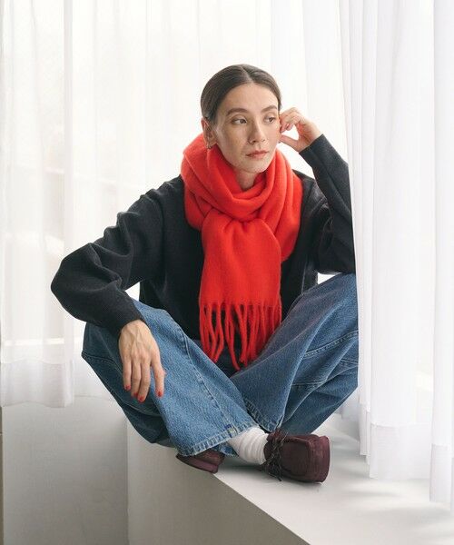 BEAUTY&YOUTH UNITED ARROWS / ビューティー&ユース ユナイテッドアローズ マフラー・ショール・スヌード・ストール | ブークレ マフラー | 詳細14