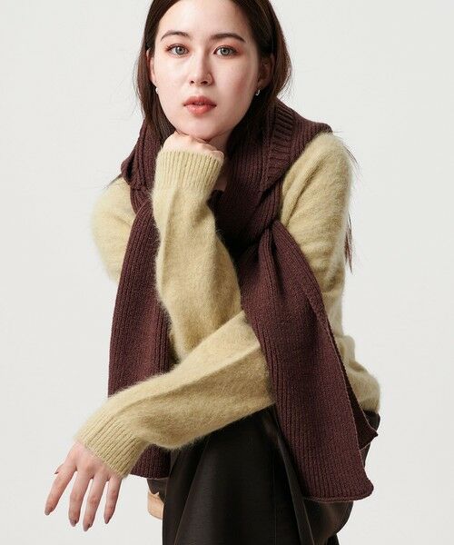 BEAUTY&YOUTH UNITED ARROWS / ビューティー&ユース ユナイテッドアローズ マフラー・ショール・スヌード・ストール | ニット フード マフラー | 詳細8