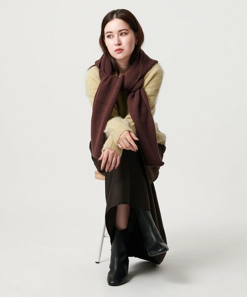 BEAUTY&YOUTH UNITED ARROWS / ビューティー&ユース ユナイテッドアローズ マフラー・ショール・スヌード・ストール | ニット フード マフラー | 詳細10