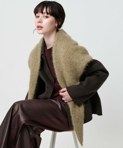 BEAUTY&YOUTH UNITED ARROWS / ビューティー&ユース ユナイテッドアローズ マフラー・ショール・スヌード・ストール | トライアングル マフラー | 詳細4