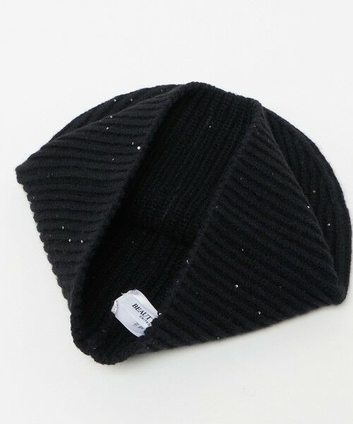 BEAUTY&YOUTH UNITED ARROWS / ビューティー&ユース ユナイテッドアローズ ニットキャップ | スパンコール リブ ニットキャプ | 詳細6