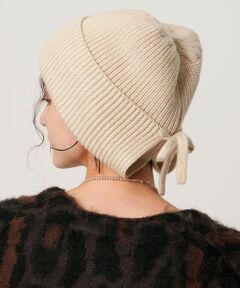 BEAUTY&YOUTH UNITED ARROWS / ビューティー&ユース ユナイテッドアローズ ニットキャップ | バックリボン ニットキャップ