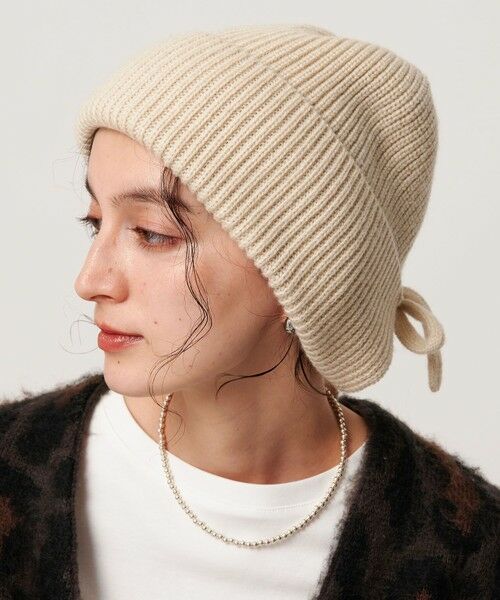 BEAUTY&YOUTH UNITED ARROWS / ビューティー&ユース ユナイテッドアローズ ニットキャップ | バックリボン ニットキャップ | 詳細16