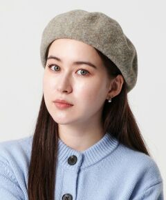 BEAUTY&YOUTH UNITED ARROWS / ビューティー&ユース ユナイテッドアローズ ハンチング・キャスケット・ベレー帽 | メランジ シンプル ベレー帽
