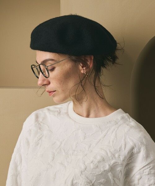 BEAUTY&YOUTH UNITED ARROWS / ビューティー&ユース ユナイテッドアローズ ハンチング・キャスケット・ベレー帽 | メランジ シンプル ベレー帽 | 詳細2