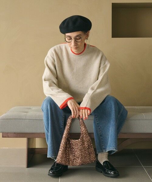 BEAUTY&YOUTH UNITED ARROWS / ビューティー&ユース ユナイテッドアローズ ハンチング・キャスケット・ベレー帽 | メランジ シンプル ベレー帽 | 詳細4