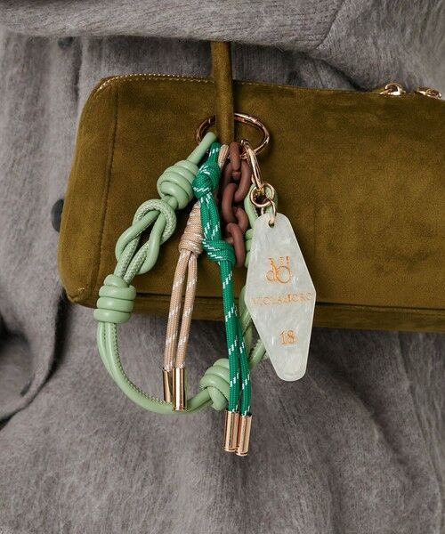 BEAUTY & YOUTH UNITED ARROWS/ビューティー&ユース ユナイテッドアローズ <VIOLAd'ORO>バッグ チャーム OLIVE FREE BEAUTY & YOUTH UNITED ARROWS/ビューティー&ユース ユナイテッドアローズ <VIOLAd'ORO>バッグ チャーム OLIVE FREE