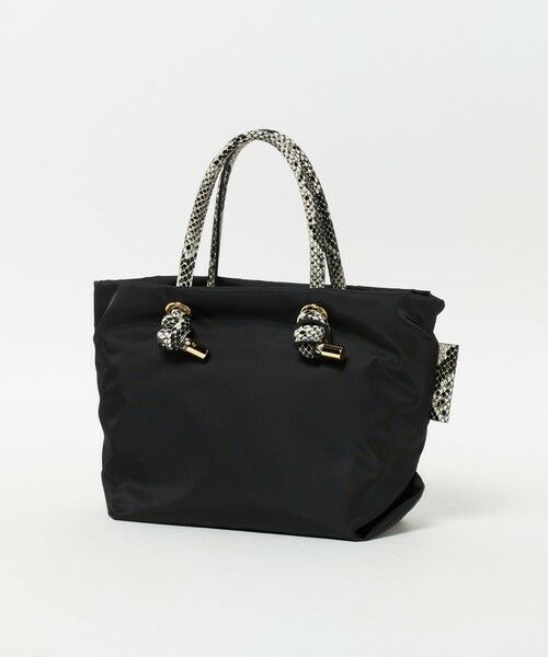 BEAUTY&YOUTH UNITED ARROWS / ビューティー&ユース ユナイテッドアローズ トートバッグ | ＜VIOLAd’ORO＞BIANCA パイソンプリント ハンドル  トートバッグ | 詳細1