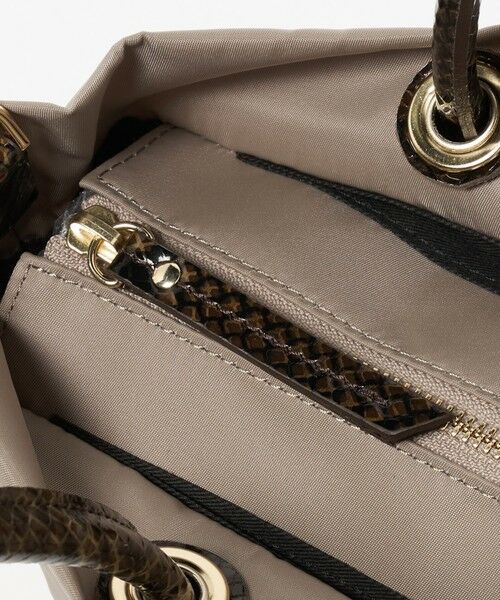 BEAUTY&YOUTH UNITED ARROWS / ビューティー&ユース ユナイテッドアローズ トートバッグ | ＜VIOLAd’ORO＞BIANCA パイソンプリント ハンドル  トートバッグ | 詳細17