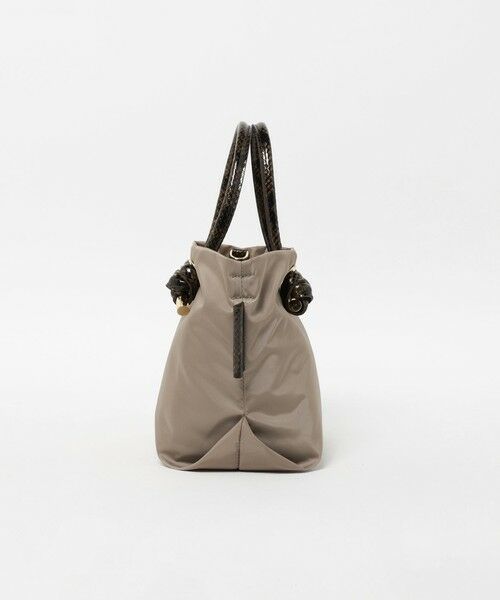 BEAUTY&YOUTH UNITED ARROWS / ビューティー&ユース ユナイテッドアローズ トートバッグ | ＜VIOLAd’ORO＞BIANCA パイソンプリント ハンドル  トートバッグ | 詳細7