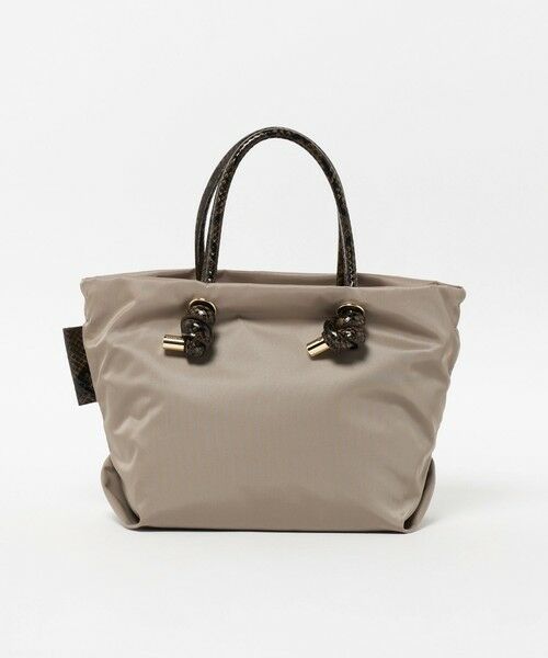 BEAUTY&YOUTH UNITED ARROWS / ビューティー&ユース ユナイテッドアローズ トートバッグ | ＜VIOLAd’ORO＞BIANCA パイソンプリント ハンドル  トートバッグ | 詳細8