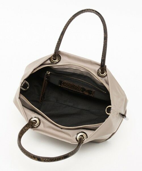 BEAUTY&YOUTH UNITED ARROWS / ビューティー&ユース ユナイテッドアローズ トートバッグ | ＜VIOLAd’ORO＞BIANCA パイソンプリント ハンドル  トートバッグ | 詳細12