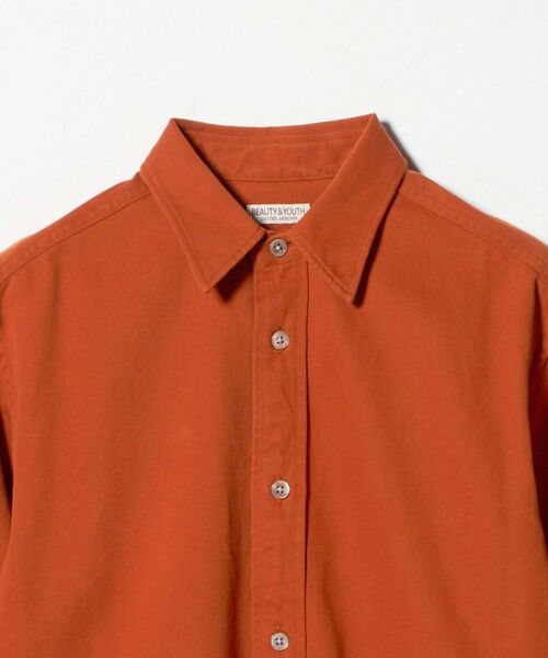 BEAUTY&YOUTH UNITED ARROWS / ビューティー&ユース ユナイテッドアローズ シャツ・ブラウス | ダブルブラッシュ コットン レギュラーシャツ FORM型 | 詳細4