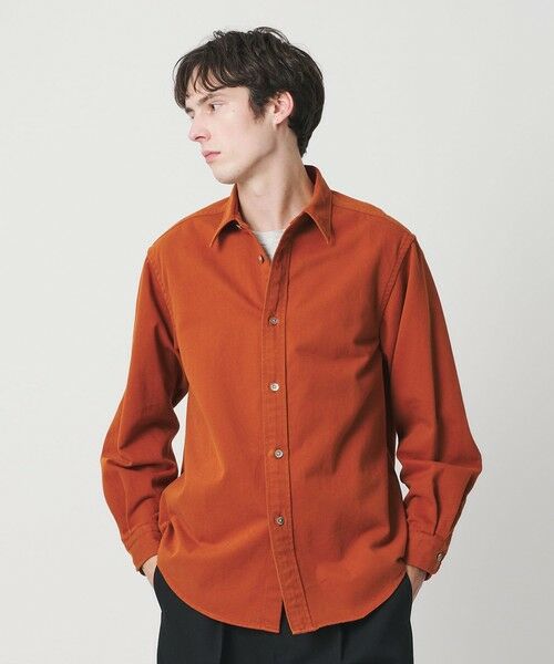 BEAUTY&YOUTH UNITED ARROWS / ビューティー&ユース ユナイテッドアローズ シャツ・ブラウス | ダブルブラッシュ コットン レギュラーシャツ FORM型 | 詳細1
