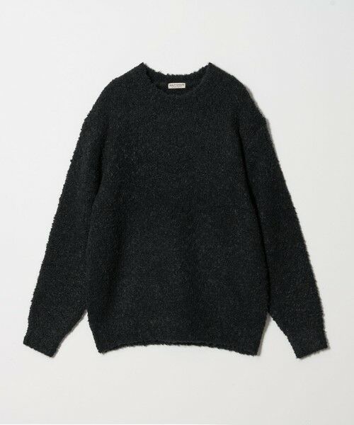 BEAUTY & YOUTH UNITED ARROWS/ビューティー&ユース ユナイテッドアローズ ITLIAN プードル クルーネック ニット BLACK M BEAUTY & YOUTH UNITED ARROWS/ビューティー&ユース ユナイテッドアローズ ITLIAN プードル クルーネック ニット BLACK M