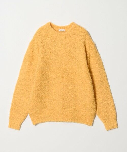 BEAUTY & YOUTH UNITED ARROWS/ビューティー&ユース ユナイテッドアローズ ITLIAN プードル クルーネック ニット YELLOW M BEAUTY & YOUTH UNITED ARROWS/ビューティー&ユース ユナイテッドアローズ ITLIAN プードル クルーネック ニット YELLOW M