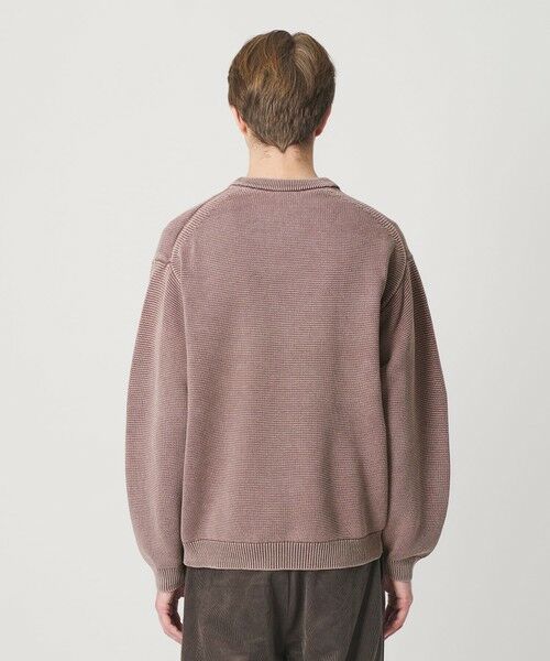 BEAUTY&YOUTH UNITED ARROWS / ビューティー&ユース ユナイテッドアローズ ニット・セーター | アシッドウォッシュ コットン クルーネック ニット 手洗い可能 | 詳細14