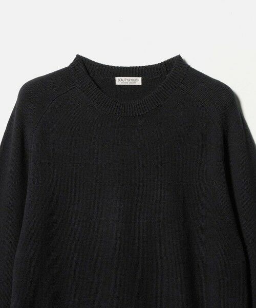 BEAUTY&YOUTH UNITED ARROWS / ビューティー&ユース ユナイテッドアローズ ニット・セーター | 7ゲージ ファイン MRN クルーネック ニット 手洗い可能 | 詳細4
