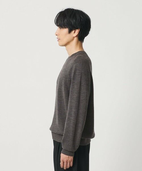 BEAUTY&YOUTH UNITED ARROWS / ビューティー&ユース ユナイテッドアローズ ニット・セーター | 7ゲージ ファイン MRN クルーネック ニット 手洗い可能 | 詳細14