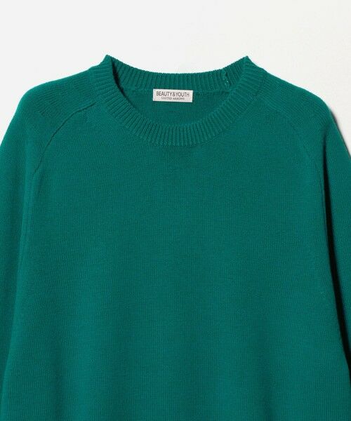 BEAUTY&YOUTH UNITED ARROWS / ビューティー&ユース ユナイテッドアローズ ニット・セーター | 7ゲージ ファイン MRN クルーネック ニット 手洗い可能 | 詳細23