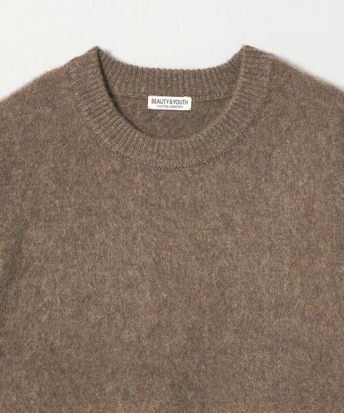BEAUTY&YOUTH UNITED ARROWS / ビューティー&ユース ユナイテッドアローズ ニット・セーター | ブラッシュド ヤク クルーネック ニット | 詳細11