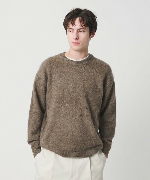 BEAUTY&YOUTH UNITED ARROWS / ビューティー&ユース ユナイテッドアローズ ニット・セーター | ブラッシュド ヤク クルーネック ニット | 詳細7