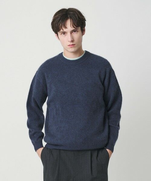 BEAUTY&YOUTH UNITED ARROWS / ビューティー&ユース ユナイテッドアローズ ニット・セーター | ブラッシュド ヤク クルーネック ニット | 詳細13