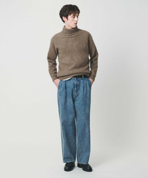 BEAUTY&YOUTH UNITED ARROWS / ビューティー&ユース ユナイテッドアローズ ニット・セーター | ヘアリー ヤク アゼ タートルニット | 詳細8