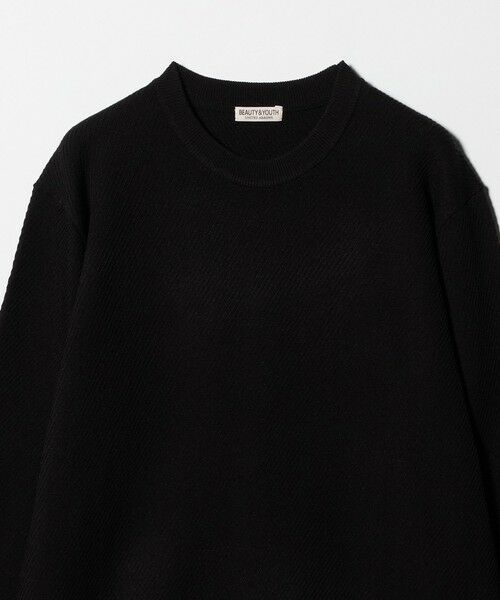 BEAUTY&YOUTH UNITED ARROWS / ビューティー&ユース ユナイテッドアローズ ニット・セーター | ウォッシャブルウール ツイル クルーネック ニット 手洗い可能 | 詳細8