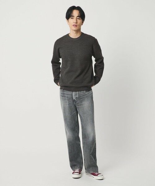 BEAUTY&YOUTH UNITED ARROWS / ビューティー&ユース ユナイテッドアローズ ニット・セーター | ウォッシャブルウール ツイル クルーネック ニット 手洗い可能 | 詳細11