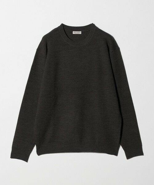 BEAUTY&YOUTH UNITED ARROWS / ビューティー&ユース ユナイテッドアローズ ニット・セーター | ウォッシャブルウール ツイル クルーネック ニット 手洗い可能 | 詳細15