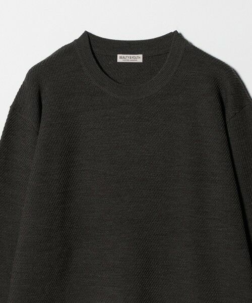 BEAUTY&YOUTH UNITED ARROWS / ビューティー&ユース ユナイテッドアローズ ニット・セーター | ウォッシャブルウール ツイル クルーネック ニット 手洗い可能 | 詳細17