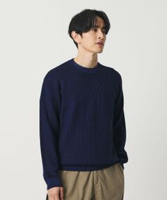 BEAUTY&YOUTH UNITED ARROWS / ビューティー&ユース ユナイテッドアローズ ニット・セーター | フェード アゼ クルーネック ニット 手洗い可能