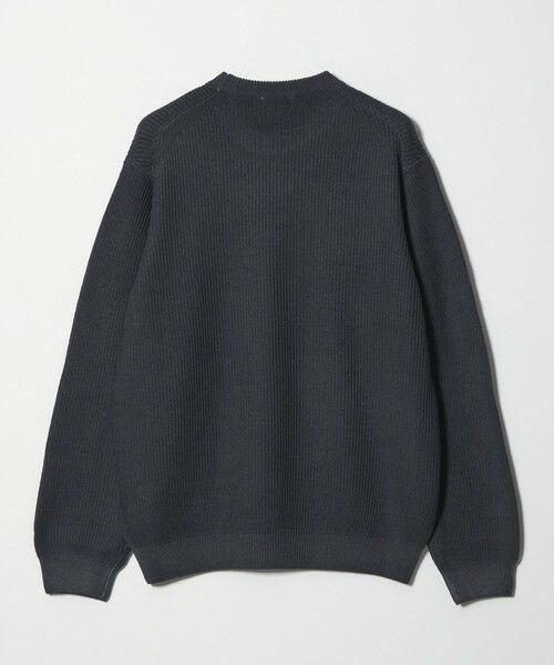 BEAUTY&YOUTH UNITED ARROWS / ビューティー&ユース ユナイテッドアローズ ニット・セーター | フェード アゼ クルーネック ニット 手洗い可能 | 詳細8