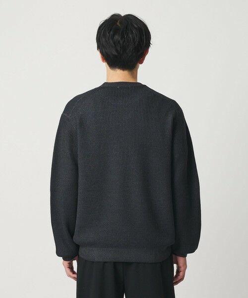 BEAUTY&YOUTH UNITED ARROWS / ビューティー&ユース ユナイテッドアローズ ニット・セーター | フェード アゼ クルーネック ニット 手洗い可能 | 詳細6