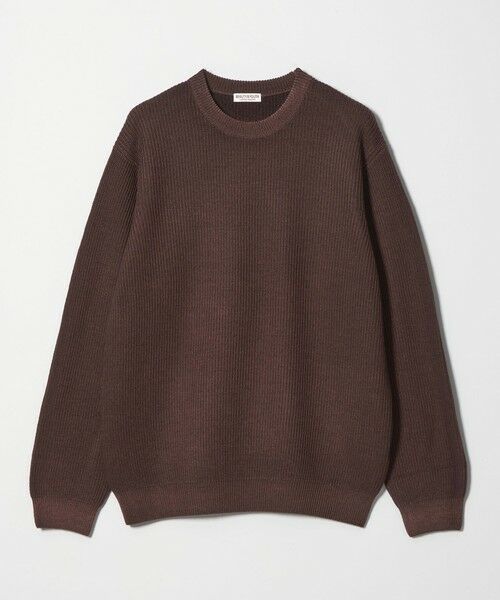BEAUTY&YOUTH UNITED ARROWS / ビューティー&ユース ユナイテッドアローズ ニット・セーター | フェード アゼ クルーネック ニット 手洗い可能 | 詳細16
