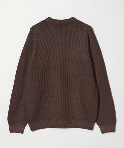 BEAUTY&YOUTH UNITED ARROWS / ビューティー&ユース ユナイテッドアローズ ニット・セーター | フェード アゼ クルーネック ニット 手洗い可能 | 詳細17