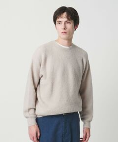 BEAUTY&YOUTH UNITED ARROWS / ビューティー&ユース ユナイテッドアローズ ニット・セーター | エアシャギー アルパカ クルーネック ニット