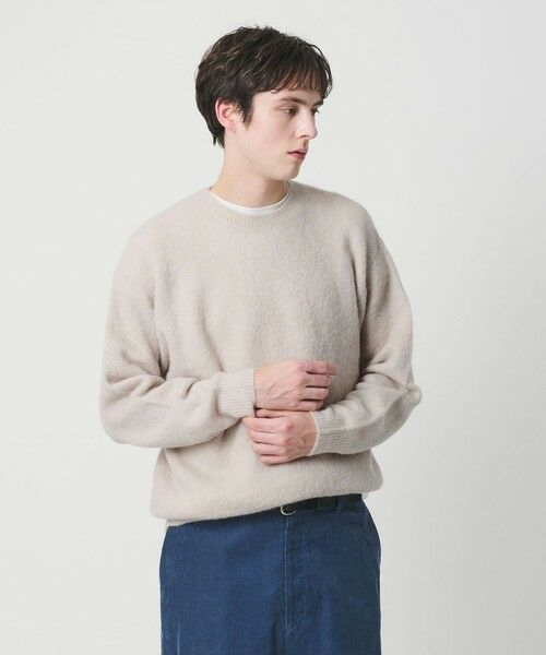 BEAUTY&YOUTH UNITED ARROWS / ビューティー&ユース ユナイテッドアローズ ニット・セーター | エアシャギー アルパカ クルーネック ニット | 詳細2