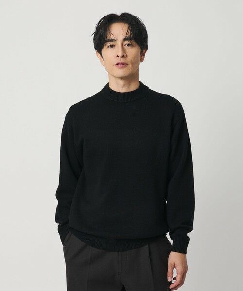 BEAUTY&YOUTH UNITED ARROWS / ビューティー&ユース ユナイテッドアローズ ニット・セーター | ウールカシミヤブレンド モックネック ニット | 詳細1