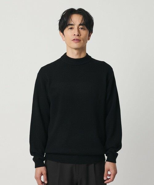 BEAUTY&YOUTH UNITED ARROWS / ビューティー&ユース ユナイテッドアローズ ニット・セーター | ウールカシミヤブレンド モックネック ニット | 詳細4