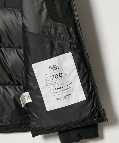 BEAUTY&YOUTH UNITED ARROWS / ビューティー&ユース ユナイテッドアローズ ダウンジャケット・ベスト | 小松マテーレ シャンブレー フード ダウンジャケット 700FP 撥水機能 | 詳細6