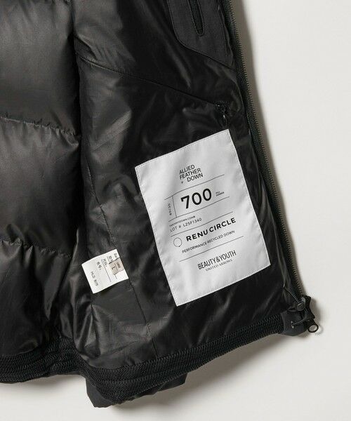 BEAUTY&YOUTH UNITED ARROWS / ビューティー&ユース ユナイテッドアローズ ダウンジャケット・ベスト | 小松マテーレ シャンブレー フード ダウンジャケット 700FP 撥水機能 | 詳細13