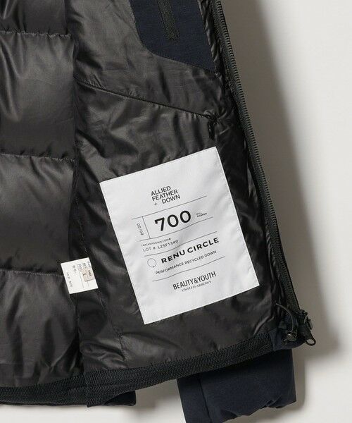 BEAUTY&YOUTH UNITED ARROWS / ビューティー&ユース ユナイテッドアローズ ダウンジャケット・ベスト | 小松マテーレ シャンブレー フード ダウンジャケット 700FP 撥水機能 | 詳細23