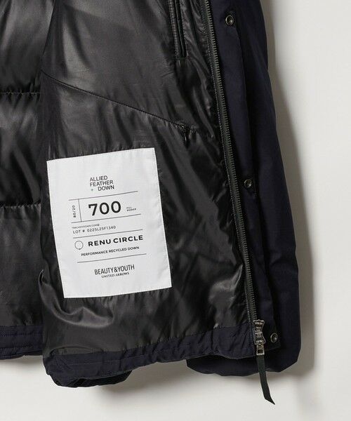 BEAUTY&YOUTH UNITED ARROWS / ビューティー&ユース ユナイテッドアローズ ダウンジャケット・ベスト | 小松マテーレ リラックス フード ダウンジャケット 700FP 撥水機能 | 詳細22