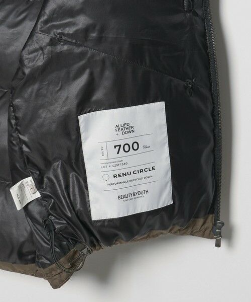 BEAUTY&YOUTH UNITED ARROWS / ビューティー&ユース ユナイテッドアローズ ダウンジャケット・ベスト | 小松マテーレ スタンドカラー ダウンジャケット 700FP 撥水機能 | 詳細23