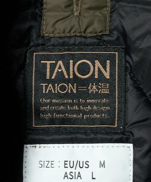 BEAUTY&YOUTH UNITED ARROWS / ビューティー&ユース ユナイテッドアローズ ダウンジャケット・ベスト | ＜TAION＞ミリタリー ハイネック ダブルジップ ダウン ジャケット | 詳細20