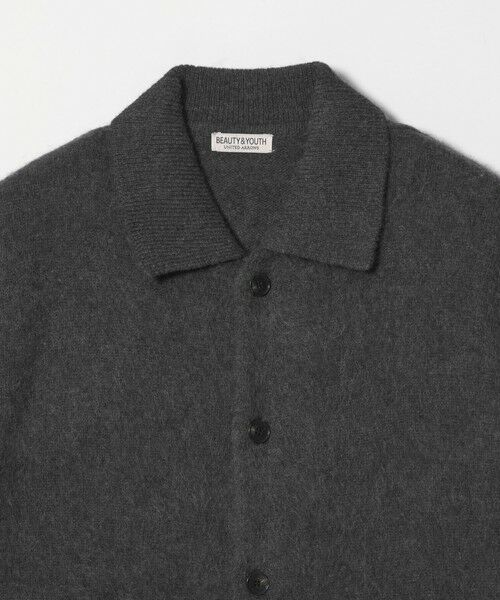 BEAUTY&YOUTH UNITED ARROWS / ビューティー&ユース ユナイテッドアローズ カーディガン・ボレロ | ブラッシュド ヤク ニット ジャケット | 詳細9