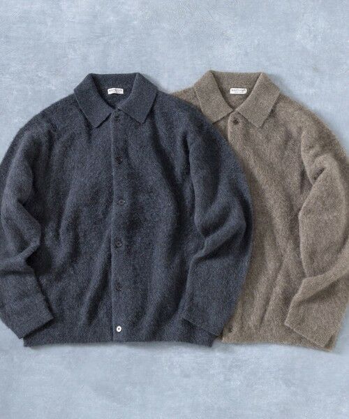 BEAUTY&YOUTH UNITED ARROWS / ビューティー&ユース ユナイテッドアローズ カーディガン・ボレロ | ブラッシュド ヤク ニット ジャケット | 詳細12