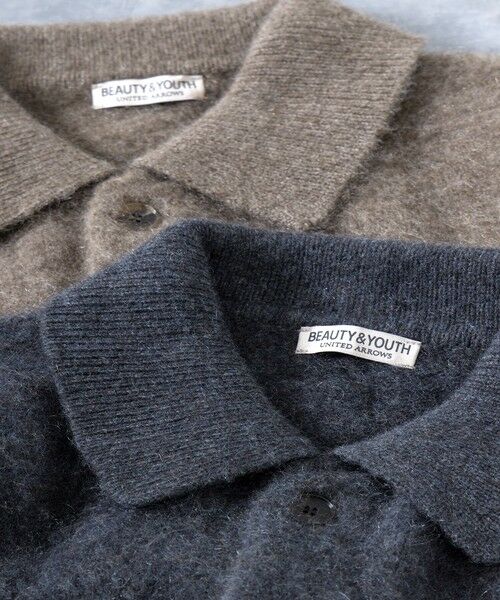 BEAUTY&YOUTH UNITED ARROWS / ビューティー&ユース ユナイテッドアローズ カーディガン・ボレロ | ブラッシュド ヤク ニット ジャケット | 詳細13